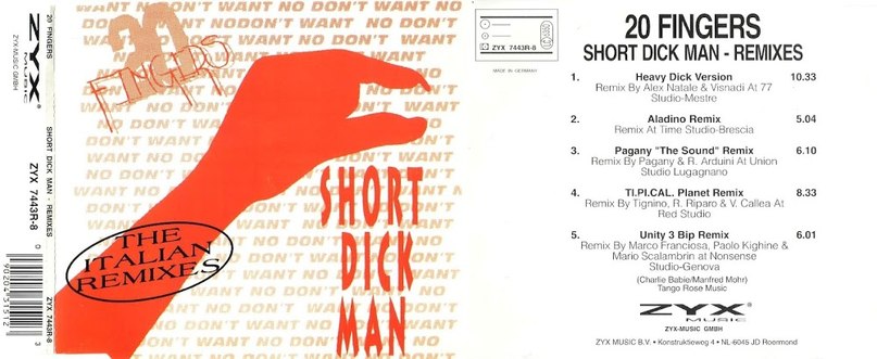 short dick man, 20 fingers ft. sandra gillette